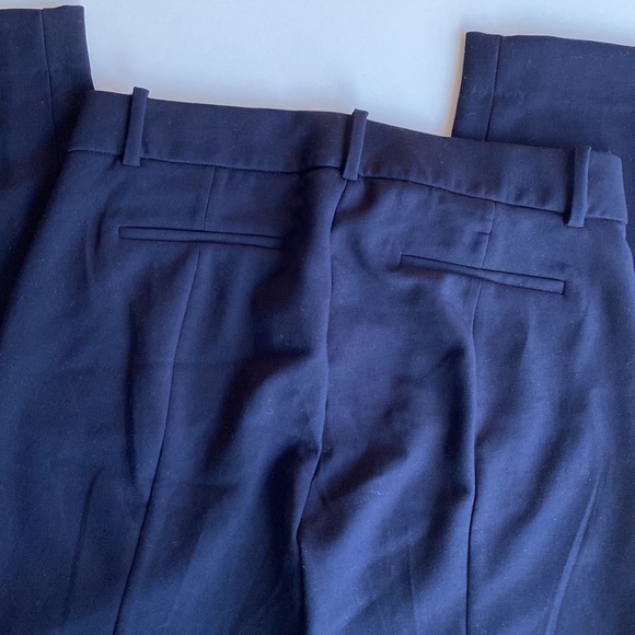 J. Crew Cameron Navy Pants 8 Tall - Picture 3 of 6